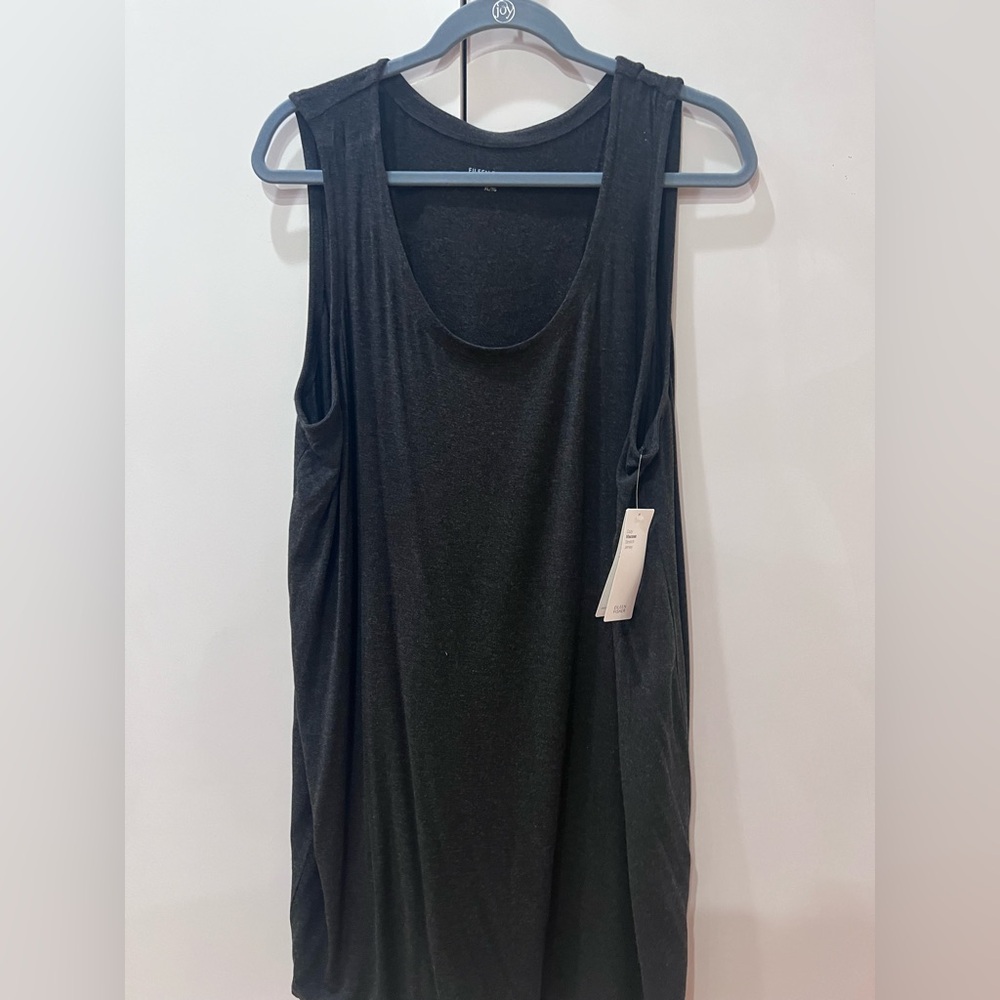 NWT ☀️ Eileen Fisher Charcoal Long Tunic ☀️